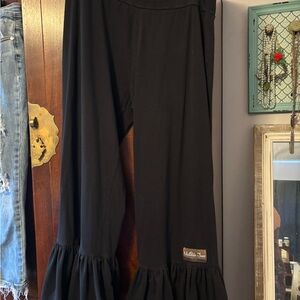 Matilda Jane Black Ruffled Capris